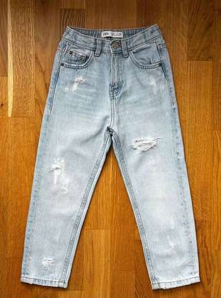 Продам джинсы Zara, размер 116, лучше на 110, состояние идеальное