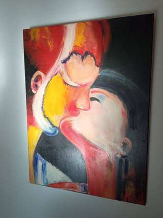 Всем добра! Продается картина " Kiss" 80*60 см
