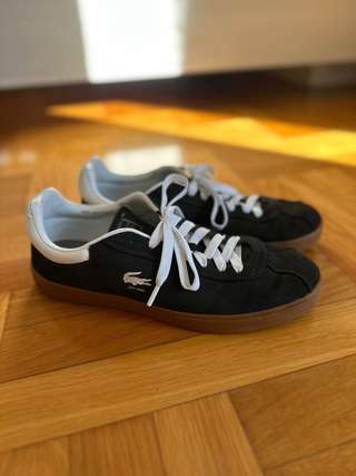 Продам тёмно-синие кеды Lacoste, размер EUR 44,5 / UK 10
