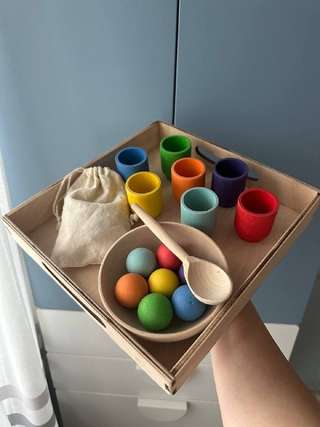 Деревянные игрушки 20€ + макси пазлы в подарок