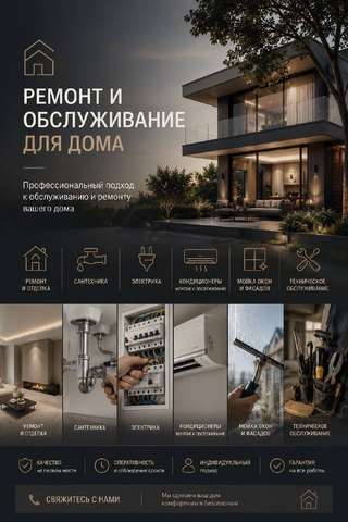 🔧 Ремонт и обслуживание для дома