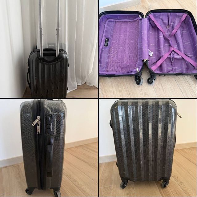 Продается чемодан б/у, cabin size 55x35x20, Тиват, цена 15€