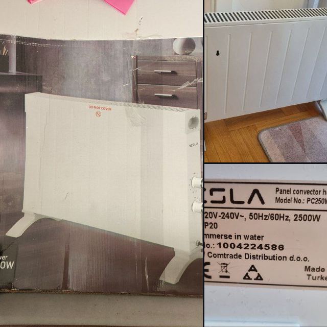 Продаю обогреватель конвектор Tesla PC250WH 2500W, в отличном состоянии, с упа