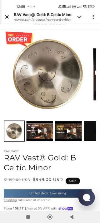 Продам разновидность языкового барабана Rav Vast, в отличии от ханга не требуе