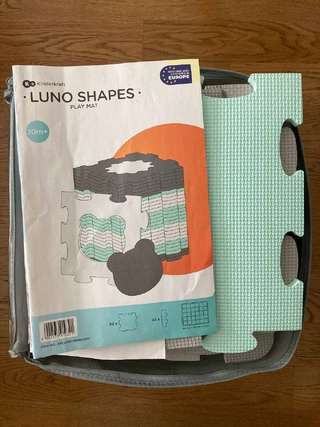 Продам игровой коврик Kinderkraft Luno Shapes мятно-серый за 2500 динар