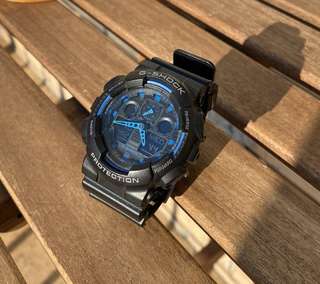 Часы CASIO G-SHOCK модель GA-100, модуль 5081 (оригинал)