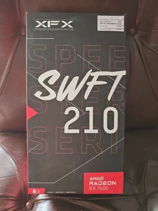 Продам видеокарту XFX RX 7600 Swft 210 8Gb