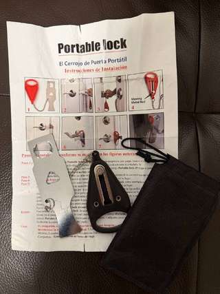 1. Новый Portable lock/ Блокиратор дверей, покупался несколько лет назад, лежи