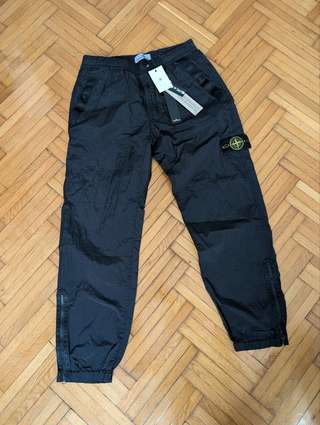 Брюки Stone Island, чёрные, пояс 32