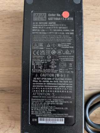 Mean Well адаптер питания 12V 11.5A (138W) с коннектором KPPX-4P (похож на min