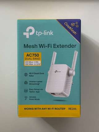 TP-Link RE205 – AC750 - усилитель WiFi с поддержкой OneMesh