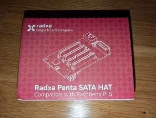 Radxa Penta SATA HAT для Raspberry Pi 5 + БП на 60W