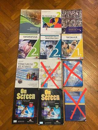 Учебники за 1 и 2 классы гимназии