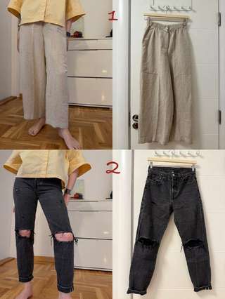 1. Levi's Mom джинсы в размере 25 в отличном состоянии