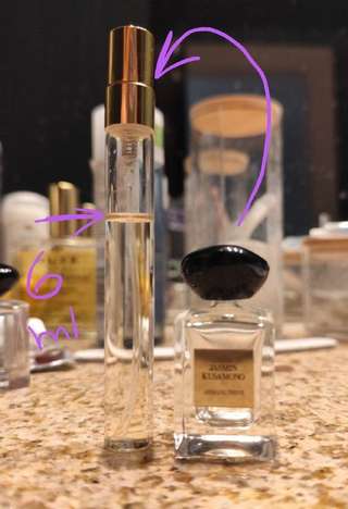 Продам Jasmin Kusamono Armani Prive, мини-версия перелита в стеклянный флакон