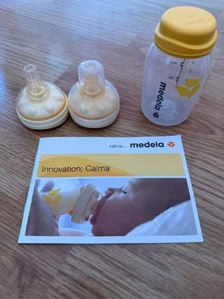 Две соски medela calma, одна не использовалась