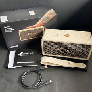 Портативная беспроводная колонка Marshall Middleton Cream