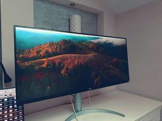 Широкоформатный монитор LG 34WP500-B, 34", 2560x1080 IPS, 75Hz, 5ms, в отлично