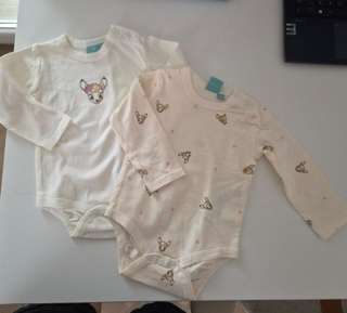 Новые боди Disney Bambi, размер 68