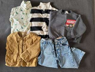 Рубашка H&M размер 104 (надета один раз). 200 динар