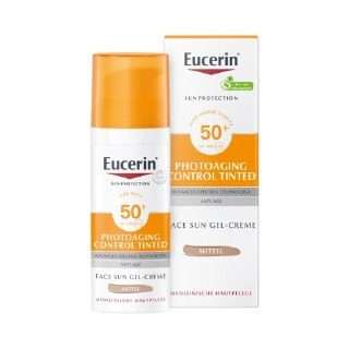 Тонирующий солнцезащитный гель-крем для лица Eucerin Photoaging Control Tinted