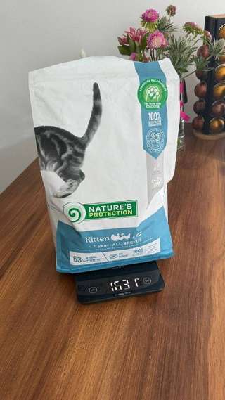 Корм для котят Natures Protection (2kg), остаток 1631g