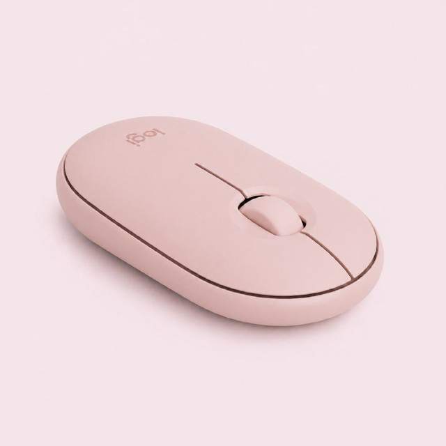 Беспроводная мышь Logitech Pebble M350 в оттенке Rose — фото 1 из 2