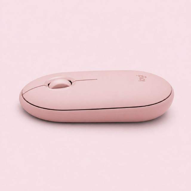 Беспроводная мышь Logitech Pebble M350 в оттенке Rose — фото 2 из 2