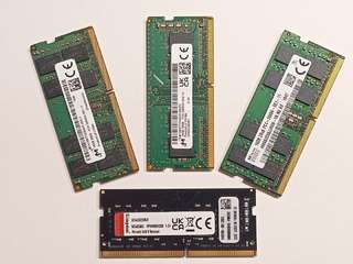 Оперативная память в ноутбук RAM (на фото не все) и SSD M.2