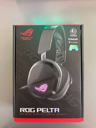 Продаю ROG PELTA Tri-mode wireless gaming headset