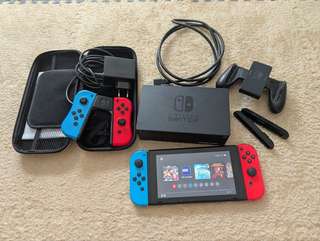 Продам прошитый Nintendo Switch