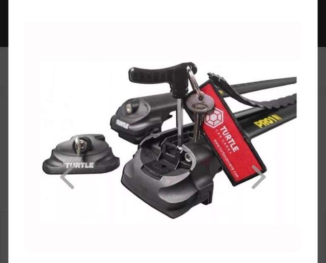 Продам Аэродинамические поперечины Turtle Air 1 Black на рейлинги, с замками — фото 5 из 9