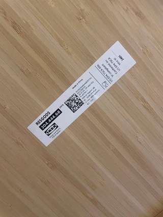 Бамбуковый столик-поднос IKEA RESGODS