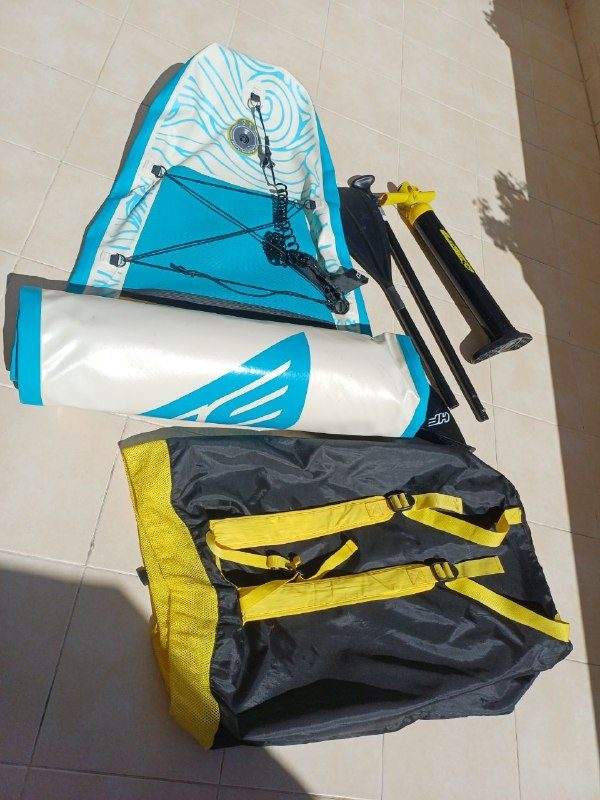 Продаю sup доску panorama длина 11.2, ширина 89 см, грузоподьемность 150 кг, к — фото 1 из 9