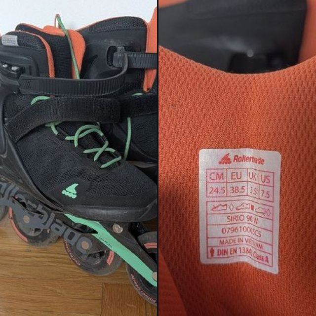 Продам роликовые коньки Rollerblade SIRIO 90W, размер 38,5