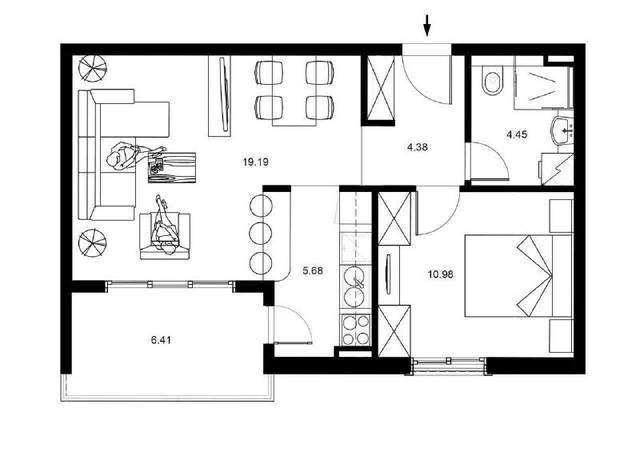 Продажа квартир с видом на море в Бечичи — фото 8 из 9