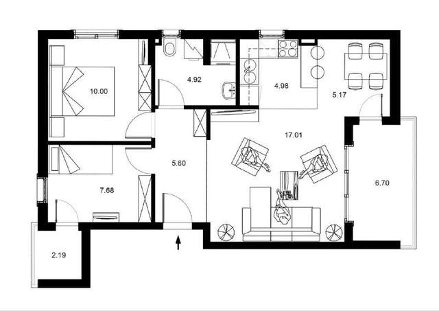 Продажа квартир с видом на море в Бечичи — фото 9 из 9