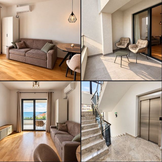 📍 €500 в месяц · Аренда: новая светлая квартира-студия на долгий срок в курорт