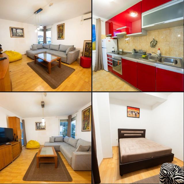 🏠 Квартира с 1 спальней · Будва, Обилазница · €450 / мес
