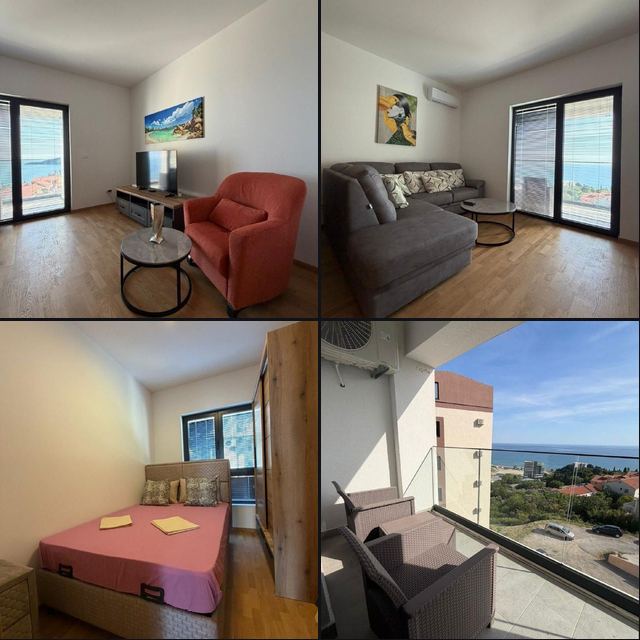 🏠 Квартира с 2 спальнями · Бечичи · €650 / мес